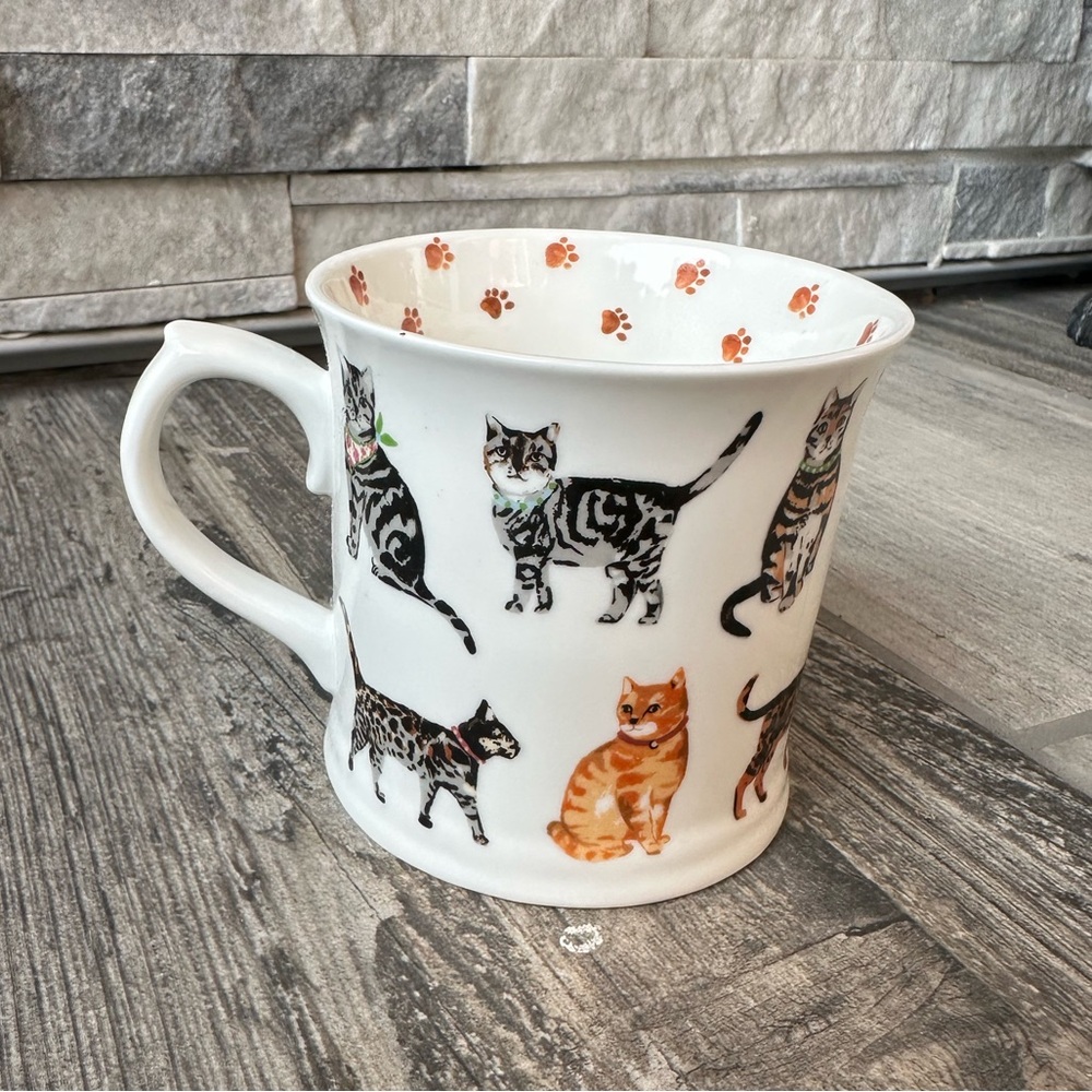 Cooksmart Tabby Cats  Kitty Mug Fine  Animal Lover Fine China Made in England